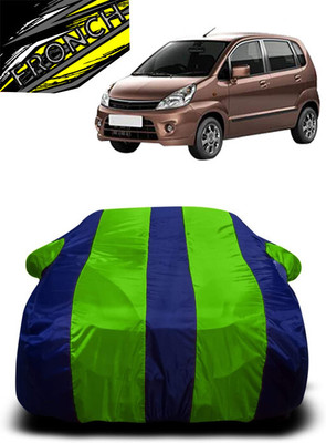 FRONCH Car Cover For Maruti Suzuki Zen Estillo LXI (With Mirror Pockets)(Green, Blue)