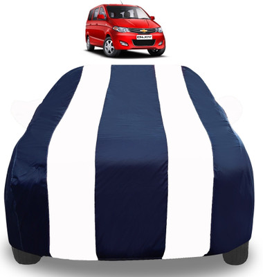 Amanzo Car Cover For Chevrolet Enjoy (With Mirror Pockets)(White)