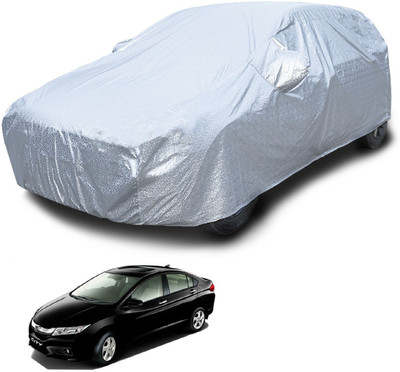 Euro Care Car Cover For Honda City i-Vtec (With Mirror Pockets)(Silver)