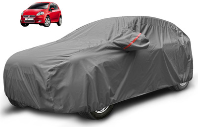 Caronix Car Cover For Fiat Punto (With Mirror Pockets)(Grey)