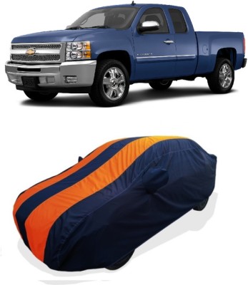 Coxtor Car Cover For Chevrolet Silverado 4.8L (With Mirror Pockets)(Orange)