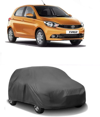 ARNEJA Car Cover For Tata Tiago (Without Mirror Pockets)(Grey)