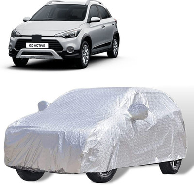 NG Auto Front Car Cover For Hyundai i20 Active(Silver)
