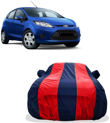 Tricway Car Cover For Ford Fiesta LX (With Mirror Pockets)(Red)