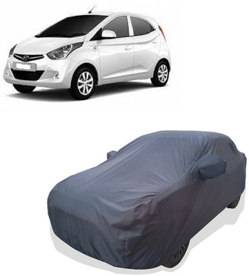 Tricway Car Cover For Hyundai EON 1.0 Magna Plus Option O (With Mirror Pockets)(Grey)