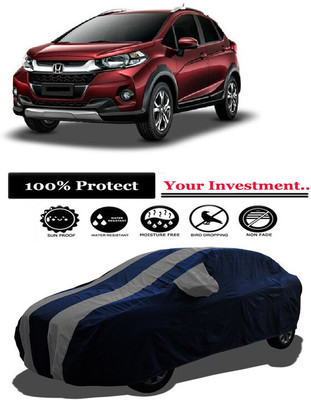 Amexride Car Cover For Honda WRV Edge Edition i-DTEC S Diesel (With Mirror Pockets)(Grey)
