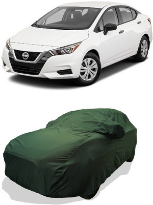 Coxtor Car Cover For Nissan Sunny (With Mirror Pockets)(Green)