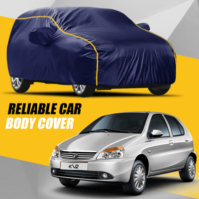 KULTEX Car Cover For Tata Indica eV2 (With Mirror Pockets)(Multicolor)