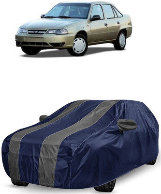 ANTOFY Car Cover For Daewoo Nexia DOCH 1.5L (With Mirror Pockets)(Grey, Blue)