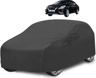 Caronix Car Cover For Nissan Sunny (With Mirror Pockets)(Grey)