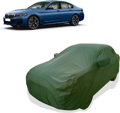 Tricway Car Cover For BMW 5 Series (With Mirror Pockets)(Green)