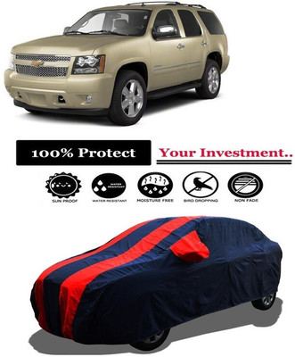 Amexride Car Cover For Chevrolet Tahoe 5.7L V8 (With Mirror Pockets)(Red)