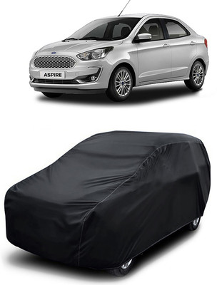 MoTRoX Car Cover For Ford Aspire (Without Mirror Pockets)(Black)