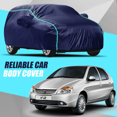 KULTEX Car Cover For Tata Indica eV2 (With Mirror Pockets)(Multicolor)