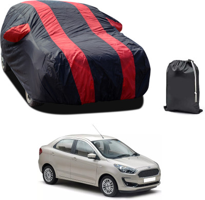 PAGORA Car Cover For Ford Aspire (With Mirror Pockets)(Red, For 2019, 2020, 2021, 2022, 2023 Models)