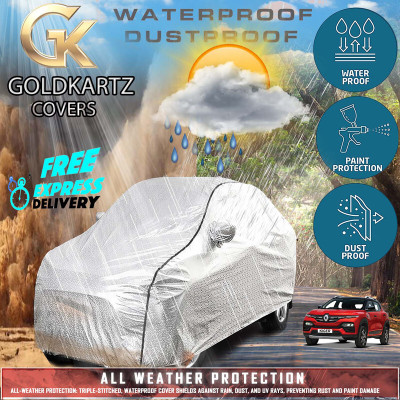Tamanchi Autocare Car Cover For Renault Kiger (With Mirror Pockets)(Gold)