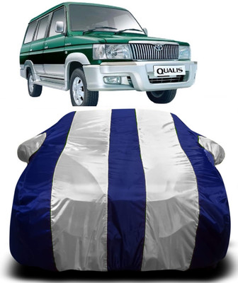 AXLOZ Car Cover For Toyota Qualis (With Mirror Pockets)(Multicolor)