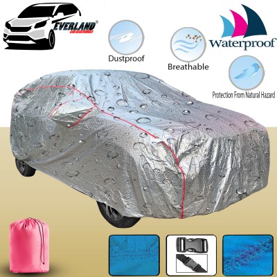 EverLand Car Cover For Tata Indica V2 (With Mirror Pockets)(Silver)