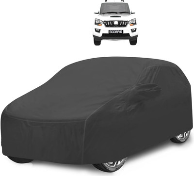 Caronix Car Cover For Mahindra Scorpio (With Mirror Pockets)(Grey)