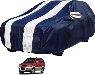 Auto Hub Car Cover For Chevrolet Tavera (Without Mirror Pockets)(Black, White)