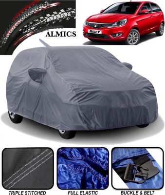 ALMICS Car Cover For Tata Bolt (With Mirror Pockets)(Grey)