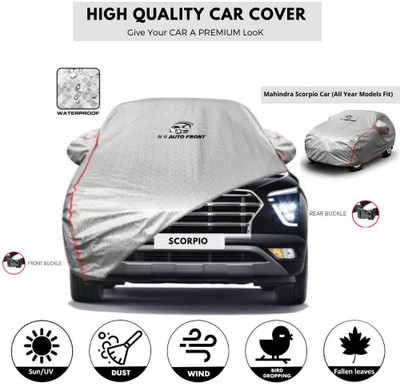 NG Auto Front Car Cover For Mahindra Scorpio(Silver)