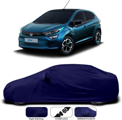ANTHUB Car Cover For Tata Altroz EV (With Mirror Pockets)(Blue)