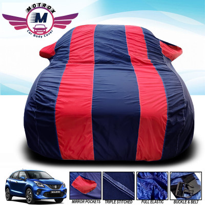 MoTRoX Car Cover For Toyota Fortuner Old (With Mirror Pockets)(Red, Blue)