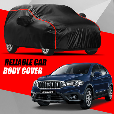 AXLOZ Car Cover For Maruti Suzuki S-Cross (With Mirror Pockets)(Multicolor)