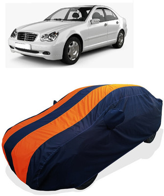 Coxtor Car Cover For Mercedes Benz C-Class W203 (With Mirror Pockets)(Orange)
