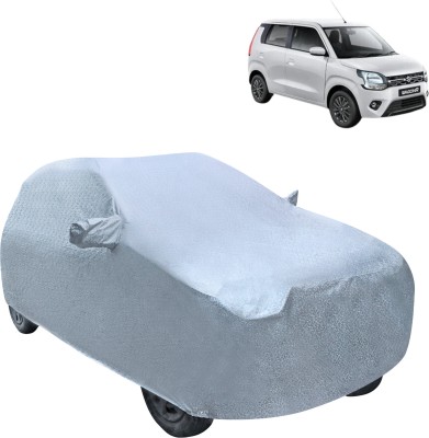 vyas Car Cover For Maruti Suzuki WagonR (With Mirror Pockets)(Silver, For 2018, 2019, 2020, 2021, 2022, 2023, 2024 Models)