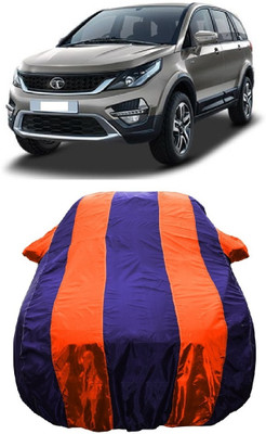 Wegather Car Cover For Tata Hexa XE Diesel (With Mirror Pockets)(Orange)
