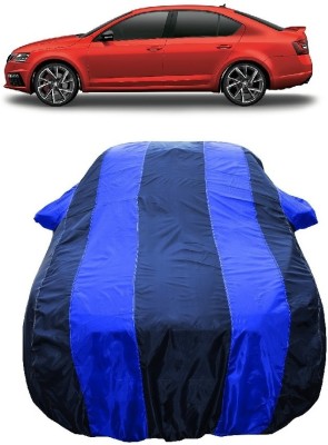 Wegather Car Cover For Skoda Octavia RS245 2.0 TDI AT Onyx Diesel (With Mirror Pockets)(Blue)