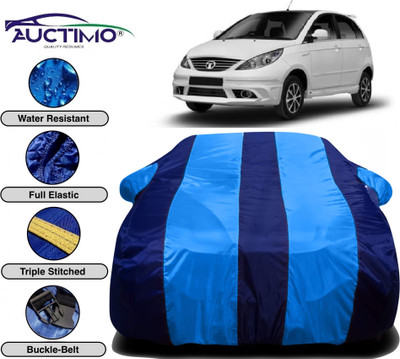 AUCTIMO Car Cover For Tata Indica Vista (With Mirror Pockets)(Multicolor)