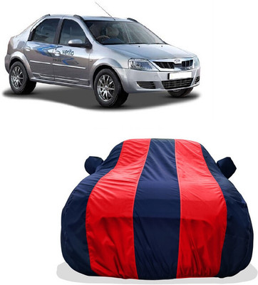 Tricway Car Cover For Mahindra E Verito D6 Electric (With Mirror Pockets)(Red)
