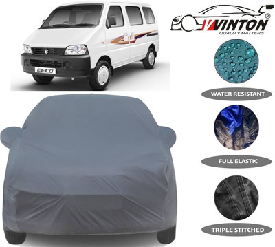 V VINTON Car Cover For Maruti Suzuki Eeco (With Mirror Pockets)(Grey)