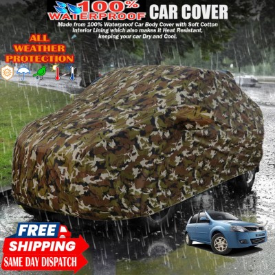 GOLDKARTZ Car Cover For Mahindra Verito(Multicolor)