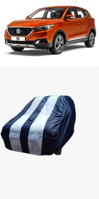 ATBROTHERS Car Cover For MG ZS EV (Without Mirror Pockets)(White, Blue)