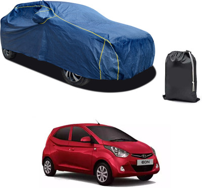 PAGORA Car Cover For Hyundai Eon (With Mirror Pockets)(Blue, For 2019, 2020, 2021, 2022, 2023 Models)