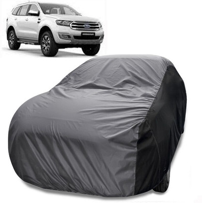 MoTRoX Car Cover For Ford Endeavour (Without Mirror Pockets)(Grey, Black)