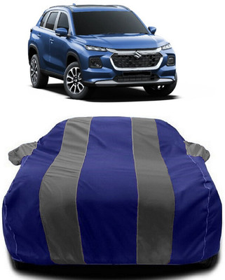 Autoprime Car Cover For Maruti Suzuki Grand Vitara (With Mirror Pockets)(Grey, Blue)