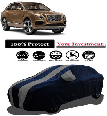 Amexride Car Cover For Bentley Bentayga V8 Petrol (With Mirror Pockets)(Grey)
