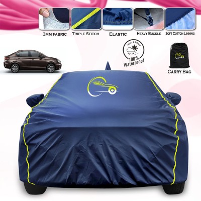 APNEK Car Cover For Honda City i DTec SV, City i VTEC CVT VX, City i VTEC E, City i VTEC S, City i-Dtec, City i-DTEC SV Diesel, City i-Vtec (With Mirror Pockets)(Blue)