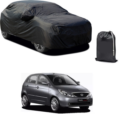 PAGORA Car Cover For Tata Indica Vista (With Mirror Pockets)(Black)