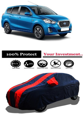 Amexride Car Cover For Datsun GO Plus T (With Mirror Pockets)(Red)