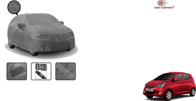 Auto Oprema Car Cover For Hyundai Eon (With Mirror Pockets)(Grey, For 2016, 2017, 2018, 2019, 2020, 2021, 2022 Models)