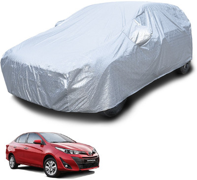 Euro Care Car Cover For Toyota Yaris (With Mirror Pockets)(Silver)