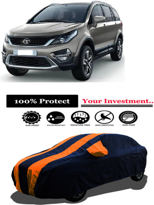 Amexride Car Cover For Tata Hexa XT 4X4 Diesel (With Mirror Pockets)(Orange)