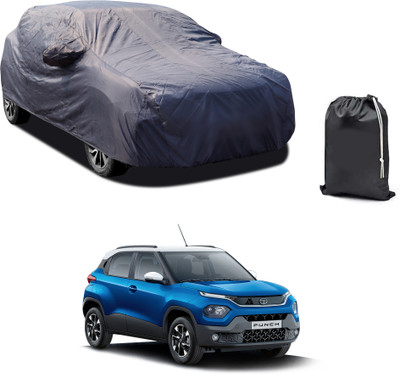 PAGORA Car Cover For Tata Punch (With Mirror Pockets)(Grey, For 2021, 2022, 2023, 2024 Models)