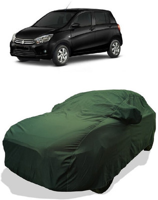 Coxtor Car Cover For Maruti Suzuki Celerio LXI AT Optional (With Mirror Pockets)(Gold)